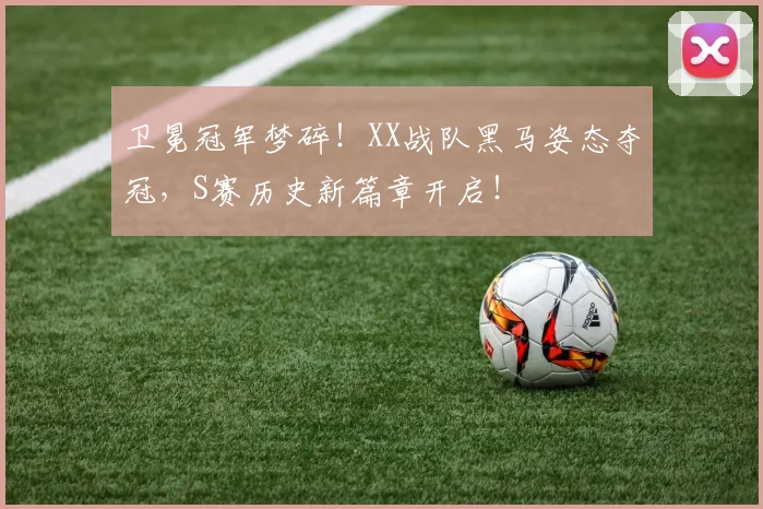 卫冕冠军梦碎！XX战队黑马姿态夺冠，S赛历史新篇章开启！